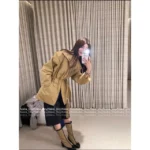 Chanel 🤎 25A Fall/Winter New Handcraft Studio Collection — Premium Suede & Leather Patchwork Mid-Calf Block Heel Boots - Image 15