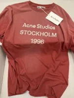 ACNE STUDIOS 1996 Series New Colorway ❣️ Crewneck Printed Letter Logo 100% Cotton T-Shirt (Short/Long Sleeve) - Image 16