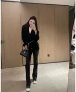 Chanel 24K Fall/Winter Collection 🌟 Runway Wool Blend Cardigan - Oversized Fit with Ruffle Sleeves 🦙 - Image 25