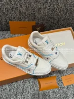 Louis Vuitton Premium 2025 Summer Couple Trainer Sneakers ✨ Embroidered Badge Detail - Gift Box Packaging - Image 23