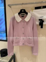 Chanel 25B Early Fall Collection 🎀 Dust Bag Packaging - 100% Kashmir Cashmere Peter Pan Collar Cardigan - Image 28