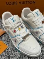 Louis Vuitton Premium 2025 Summer Couple Trainer Sneakers ✨ Embroidered Badge Detail - Gift Box Packaging - Image 21