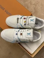 Louis Vuitton Premium 2025 Summer Couple Trainer Sneakers ✨ Embroidered Badge Detail - Gift Box Packaging - Image 19