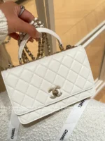 Chanel 2025S Sakura Pink Collection 🌸 Trendy CC Chain Bag - Heavy Crystal Letter Logo & Handle ⛓️ - Image 36