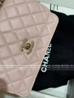 Chanel 2025S Sakura Pink Collection 🌸 Trendy CC Chain Bag - Heavy Crystal Letter Logo & Handle ⛓️ - Image 35