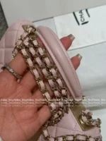 Chanel 2025S Sakura Pink Collection 🌸 Trendy CC Chain Bag - Heavy Crystal Letter Logo & Handle ⛓️ - Image 31