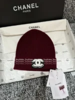 Chanel 25B Fall/Winter Collection ❄️ Towel-Embroidered Logo Set - 100% Kashmir Cashmere Scarf/Beanie/Gloves - Image 37