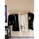 Chanel 2025C Early Spring Collection ❕ Cashmere Edition Lounge Set - Minimalist Contrast-Hem Hooded Coat & Wide-Leg Pants - Image 20