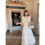 Dior 2025 Spring/Summer Collection 🤍 Elegant Knit Vest - Bow Knot Openwork Cardigan