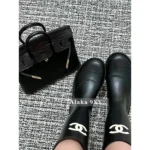 Chanel NEW Colorway / Must-Have Classic! 🫒 Olive Green Rain Boots - High-End Style, Worn by Influencers & Models (Tall Version)