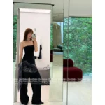 CHROME HEARTS Trendsetter Must-Have! ❕ Black Outfit "Statement Piece" 🖤 2025 Limited Edition Skull Veil Scarf