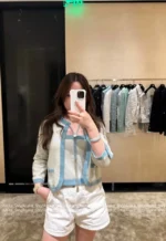 Chanel 25A Early Spring Runway Collection 🆕 Imported Cashmere Coord Set - Halter Neck Top/Cardigan/Skirt/Dress - Image 12