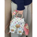 Louis Vuitton 2025 Spring/Summer Collection 🌈 Murakami Collaboration - Classic Four-Leaf Clover Logo Tricolor White Mini Backpack (Self-Kept Edition · Highly Sought-After) - Image 9
