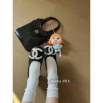 Chanel 2025SS Spring/Summer Collection 🖤 Embroidered Logo Platform Slides - Quilted Block Heel & Genuine Lambskin - Image 3