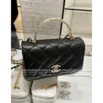 Chanel New Colorway🌈 First Stock In! - 2025S Coco Crush Handle Square Bag ⛓️ Multi-Way Crossbody/Handheld