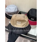 miumiu Gift Box Packaging 🎩 25 Spring/Summer Collection - UPF Sun Protection Hat with Letter Logo - Image 10