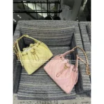 Chanel New Colorway❗️In Stock - 25C Early Spring Runway Collection / Runway Hobo Chain⛓️ Bag & Bucket Tote - Heavyweight Imported Full-Grain Leather - Image 12