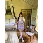 Chanel 2025S Early Spring Runway Collection 💗 Haute Tweed Coord Set - Imported Colorful Bouclé w/ Printed Lining - Image 6