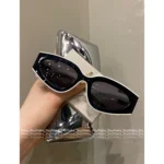 Chanel 2025S Spring/Summer Collection 🕶️ Black & White Contrast Cat-Eye Sunglasses - Gift Box Packaging - Image 13