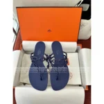Hermes Classic & Ultra-Comfortable 🐽 H+ 2025 Spring/Summer Collection - Imported Pig-Nose PVC Flip-Flops for Women - Image 4