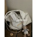 Chanel Premium Edition 🖤 22Bag Chain Tote/"Trash Bag" - Exclusive Imported Premium Oil-Wax Leather w/ English Letter Logo - Image 11