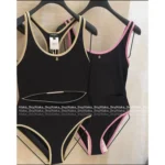 Chanel 2025 Coco Beach Collection 🩱 Crystal Logo Swimsuit Set - One-Piece & Bikini w/ Detachable Straps