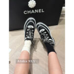 Chanel 25M Coco Beach Collection 🔎 Mesh Embroidered Quilted Mary Janes - Round Toe & Lambskin Lining for Comfort - Image 6