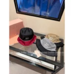 miumiu Gift Box Packaging 🎩 25 Spring/Summer Collection - UPF Sun Protection Hat with Letter Logo - Image 9