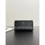 Chanel 2025B Early Fall Collection 🖤 "Underrated Gem" Caviar Leather Clutch - Exclusive Metal Logo & Structured Silhouette 👜 - Image 2