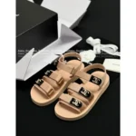 Chanel 2025M CoCo Beach Resort Collection 🖤 Crystal Logo Platform Sandals - Adjustable Straps & Beach-Ready Sole - Image 15