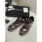 Chanel 25A Spring/Summer Collection ©️©️ Color-Block Platform Sneakers - Classic Silhouette w/ Height-Boosting Cushion 👟 - Image 3