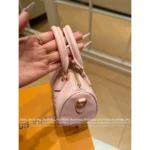 Louis Vuitton  Strawberry Mousse Pink 🍓 2025 Early Spring Collection - Super Pink Speedy Nano Handbag/Crossbody for Women - Image 10
