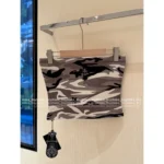 CHROME HEARTS Hot Girl Must-Have!❗️2025SS Spring/Summer Collection - Camouflage Cross Logo Bandeau Top - Image 14