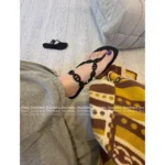 Hermes Classic & Ultra-Comfortable 🐽 H+ 2025 Spring/Summer Collection - Imported Pig-Nose PVC Flip-Flops for Women - Image 3