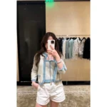 Chanel 25A Early Spring Runway Collection 🆕 Imported Cashmere Coord Set - Halter Neck Top/Cardigan/Skirt/Dress - Image 10