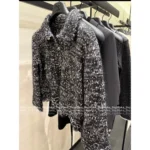 Chanel 25B Fall/Winter Collection 🔍 Artisan Lace-Knit Set - Hand-Embroidered Cardigan & Skirt with Silk Lining - Image 14