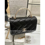 Chanel In Stock — New White 🤍 2025A Hobo Shoulder Bag / Dumpling Bag, Imported Genuine Leather, Multiple Carrying Styles - Image 9