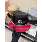 miumiu Gift Box Packaging 🎩 25 Spring/Summer Collection - UPF Sun Protection Hat with Letter Logo - Image 8