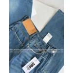 MAISON MARGIELA 2025SS Spring/Summer Collection 👖 MM6 Heavy Enzyme Wash Jeans - Reverse Pocket High-Waisted Wide-Leg Pants - Image 8
