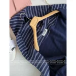 miumiu 2025SS Early Fall Collection 🤎 Striped Logo Hooded Jacket - Oversized Zip-Up w/ Relaxed Fit - Image 3