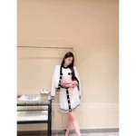 Balmain 2025 Spring/Summer Collection 🤍 "Chaebol Heiress" Coordination - Gold-Button Jacquard Set (Blazer/Skirt/Jumpsuit) - Image 8