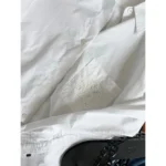 Louis Vuitton 2025SS Spring/Summer Collection 🔍 Women's Embroidered Pocket Short Shirt - Cropped White Blouse - Image 8