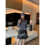 Dior 2025 Early Fall Collection 🐝 100% Comfort Logo Tee - Bee-Embroidered Round Neck Long Sleeve - Image 9