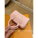 Louis Vuitton  Strawberry Mousse Pink 🍓 2025 Early Spring Collection - Super Pink Speedy Nano Handbag/Crossbody for Women - Image 9