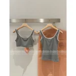 miumiu 25SS Spring/Summer Collection 🩶 Layering Essential Top - Stretchy Knit Camisole w/ Petal Hem - Image 7