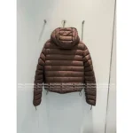 miumiu 2025SS FW Hooded Down Coat 🐻 Ultra-Light 90% White Goose Fill Jacket with Letter Logo - Image 9