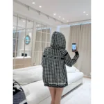 Dior 2025 Spring/Summer Collection 🩶 Reversible Zip Hoodie - Double-Faced Cashmere Blend w/ Jacquard Logo - Image 10