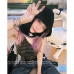 Chanel 25B Fall/Winter Collection 🎩 100% Cashmere "Dou Dou" Earflap Beanie - Internet Celebrity & Ultra-Soft Warmth - Image 9