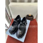 Prada 2025SS New Collection 🔍 Platform Mary Janes - Chunky & Classic Tri-Logo (Imported Full-Grain Leather) - Image 4