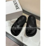 Loewe 2025/Foam Pebble Collection 🐻 Cloud Comfort Slides - Metallic Accent Platform Flip-Flops - Image 9